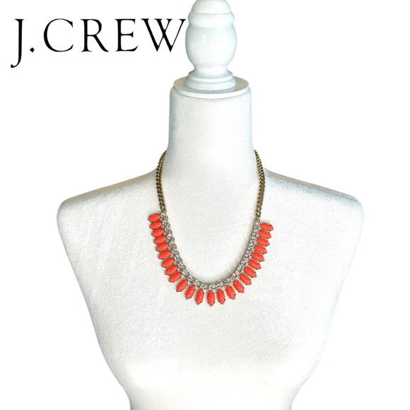 J. Crew Jewelry - J. Crew Coral and Gold Necklace
